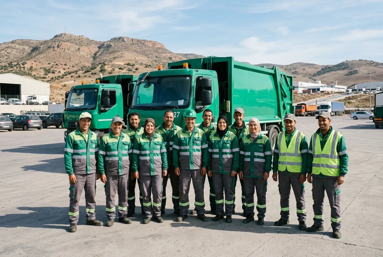 Équipe GreenMar, services environnementaux à Tanger